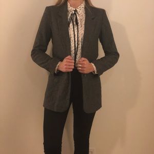 ZARA Basic Collection: Wool blend boyfriend blazer